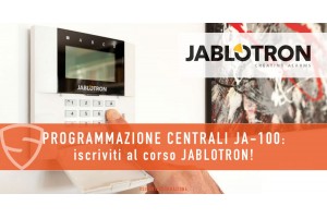 Jablotron programmazione centrali: iscriviti al corso 